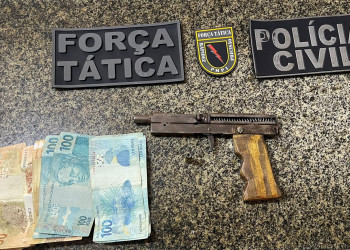 Faccionado do PCC suspeito de vários assaltos é preso com arma de fogo na zona Norte de Teresina