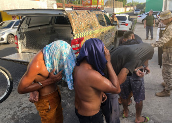 Decap prende 5 suspeitos de tráfico e apreende drogas e armas na zona Norte de Teresina