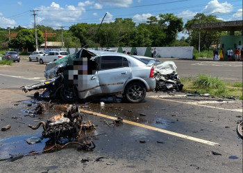 Colisão entre veículos deixa uma pessoa morta na BR-343, em Teresina