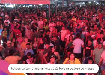 1ª noite do Carnaval de José de Freitas, Piauí; assista