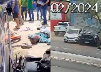 Motorista perde controle na marcha ré, invade pista e colide contra veículos em Teresina; vídeo!
