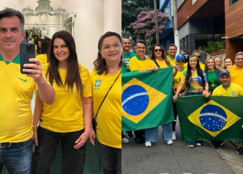 Políticos do Piauí participam de ato pró-Bolsonaro em São Paulo