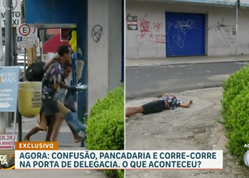 Cidade Alerta, da RECORD, flagra ao vivo briga de homens no Centro de Teresina; assista!