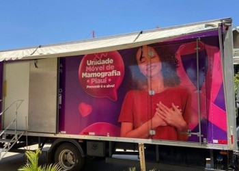 Caminhões da Mamografia vão percorrer mais de 20 municípios piauienses durante o Outubro Rosa