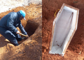 No Piauí, caixão é enterrado sem corpo e família descobre que bebê morto estava em necrotério; VÍDEO