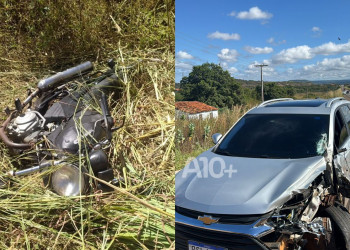 Casal fica gravemente ferido após colidir com carro que invadiu pista e trafegava na contramão no PI