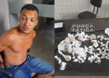 Suspeito de violência doméstica é preso com drogas e celulares em Campo Maior, Piauí