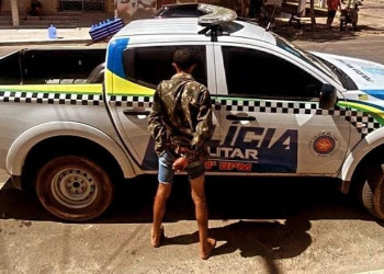 Suspeito de tentar matar ex-companheira a tiros é preso pela polícia no interior do Piauí
