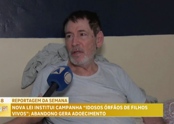 No Piauí, idoso alega que foi abandonado pela família há 10 anos após diagnóstico de neuropatia