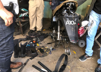 Polícia Civil desarticula desmanche de motocicletas na zona Norte de Teresina; suspeitos fugiram