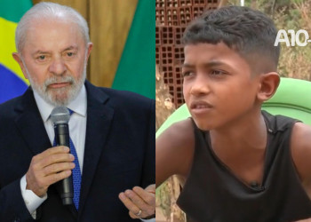 Presidente Lula diz que pediu apoio do Governo do Piauí para treinar menino que viralizou ao saltar com vara; VÍDEO!