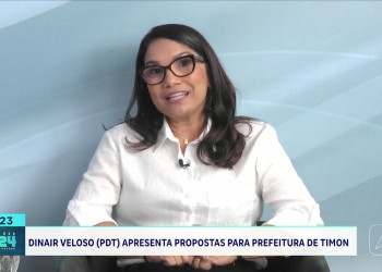 Timon: Dinair afirma que, se reeleita, fará concursos para a GCM, pavimentará mais 100 km de ruas e prolongará as avenidas Piauí e Teresina