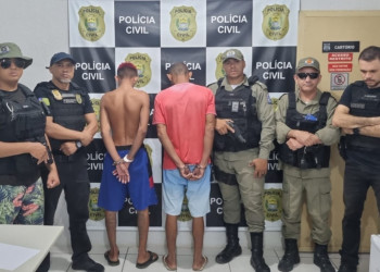 Homens são presos suspeitos de participação em assalto a joalheria no interior do Piauí