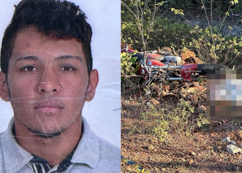Jovem perde controle de moto, cai e morre após bater contra meio-fio no Piauí; vítima ficou com rosto desfigurado