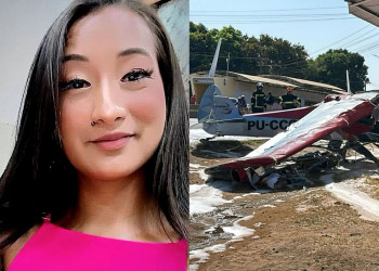 Manicure atingida por avião de Jacinto Lay recebe alta de hospital após mais de 15 dias internada, em Teresina