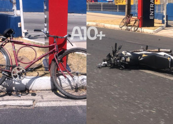 Homem morre atropelado ao tentar atravessar avenida em bicicleta na zona Leste de Teresina