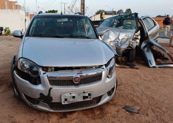 Colisão entre veículos deixa seis pessoas feridas no litoral do Piauí; uma delas ficou presa nas ferragens