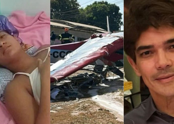 Manicure atingida por avião de Jacinto Lay, em Teresina, comemora recuperação: 