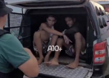 Jovens que seriam ligados ao PCC são presos pela polícia em Timon, Maranhão