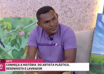 Artista plástico e lavrador: piauiense produz telas em pintura a óleo inspiradas na vida no campo