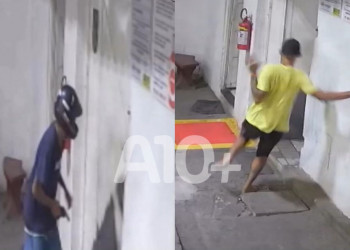 Vídeo flagra tentativa de homicídio em posto de combustíveis na zona Sudeste de Teresina