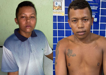 Mulher que se passou por cliente para assaltar farmácia volta a ser presa no litoral do Piauí; homem também foi detido