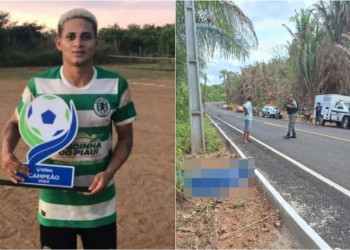 Jovem perde controle de motocicleta e morre após bater em poste no interior do Piauí
