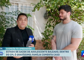 “Ele não merecia isso. Tem uma vida toda pela frente”, diz irmão de aluno baleado por ex-namorada no CPI, em Teresina; VÍDEO!