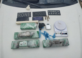 Polícia Militar apreende grande quantidade de drogas e prende suspeitos de tráfico durante operação em Teresina