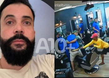Policial civil do Piauí é baleado durante assalto em barbearia de Timon-MA; VÍDEO!