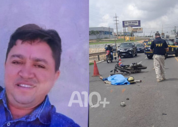 Motociclista morre após colidir contra traseira de caminhão nas proximidades da Rodoviária de Teresina