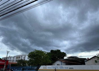 Inmet publica alerta de chuvas intensas com ventos de até 60 km/h para quase todo o Piauí