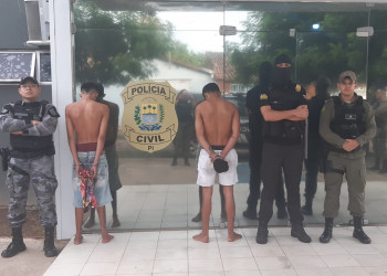 Faccionados são presos por envolvimento em tentativa de homicídio, roubos e arrastão no Piauí