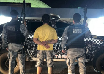 Polícia Militar prende homem que estaria efetuando disparos em via pública na cidade de Picos