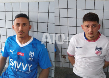 Dois homens com mandados de prisão em aberto são presos pela polícia dentro de academia em Teresina