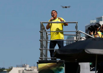 Bolsonaro e aliados fazem “esquenta” antes de manifestação na Paulista