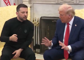 Clima tenso! Trump e Zelensky batem boca durante reunião na Casa Branca
