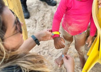 Secretaria de Segurança realiza identificação de crianças nas praias do litoral do Piauí