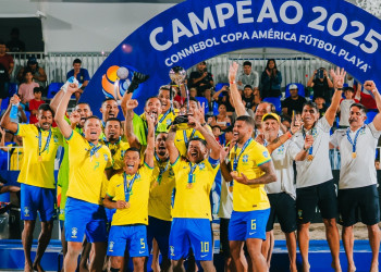 Brasil conquista a Copa América de Beach Soccer pela quarta vez