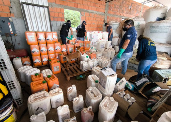 Fiscalização interdita agrotóxicos irregulares e produtos vencidos em propriedades no interior do Piauí