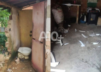 Homem supostamente drogado e embriagado é preso por ameaçar e quebrar objetos na casa do pai no Piauí