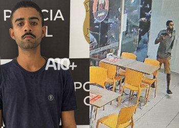 Suspeito de tentar matar homem em loja de conveniência é preso em Teresina; criminoso usou arma de colega policial
