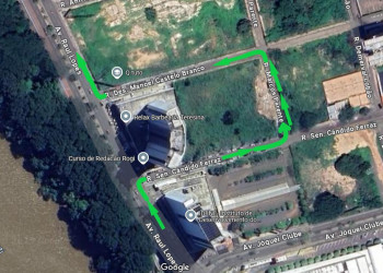 STRANS modifica percurso na Av. Raul Lopes, próximo ao edifício Poty Premier, na zona Leste de Teresina