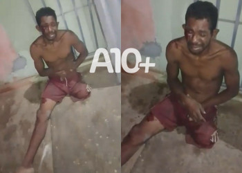'Aleijamon' invade padaria, é picado por abelhas, cai de telhado e é detido por populares em Timon