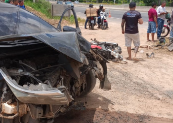 Motociclista morre após ser atropelado por carro em Teresina; condutor estava embriagado, diz PRF