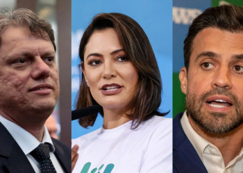 Quaest: sem Bolsonaro, eleitores preferem Tarcísio, Michelle e Marçal