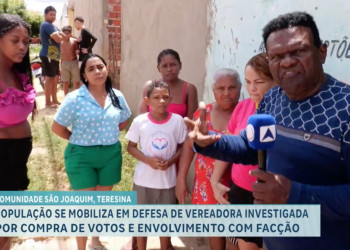 População se mobiliza em defesa da vereadora Tatiana Medeiros, envolvida com facção criminosa em Teresina; VÍDEO!