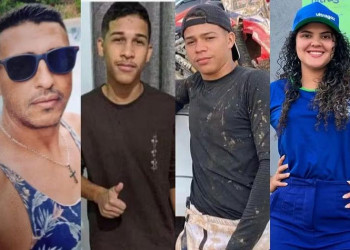 Quatro jovens piauienses morrem carbonizados após grave acidente envolvendo três veículos na Bahia
