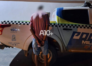 Suspeito de agredir companheira de 15 anos no puerpério é preso pela Polícia Militar no interior do Piauí