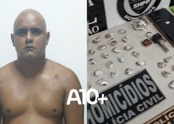 Faccionado que estava em liberdade condicional é preso por tráfico de drogas em Timon, no Maranhão